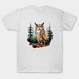 Great Horned Owl T-Shirt